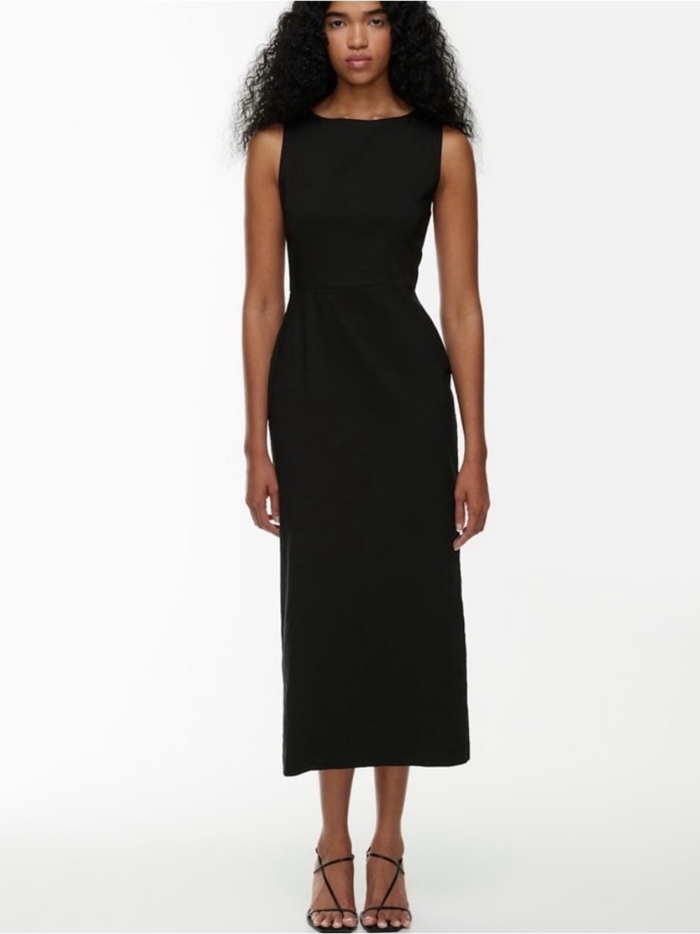 Aritzia Black Maxi Shift Dress